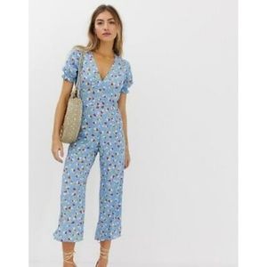 Faithfull The Brand Mallory Floral Jumpsuit NWT